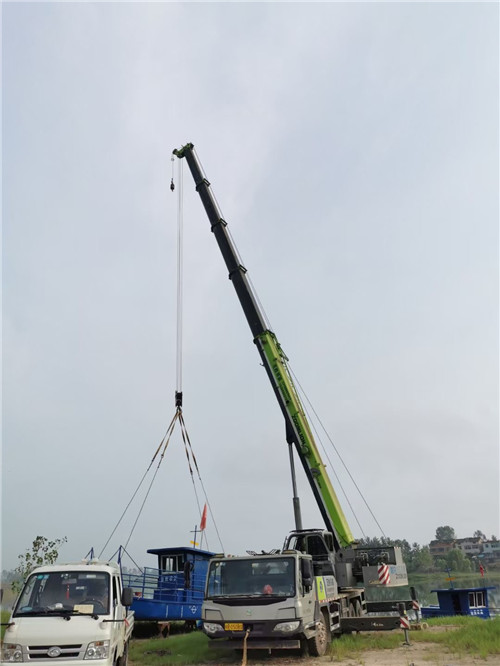 沈北新区桥梁建设吊装案例